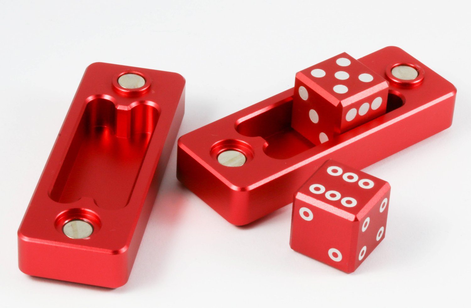 d6 Gravity Dice Crimson