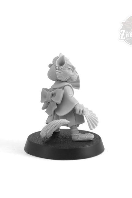 28 MM Catfolk Miniature