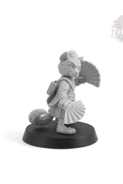 Resin Catfolk Miniature