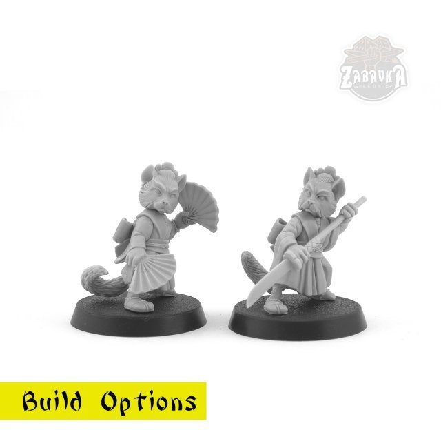 Bugeisha Catfolk Miniature