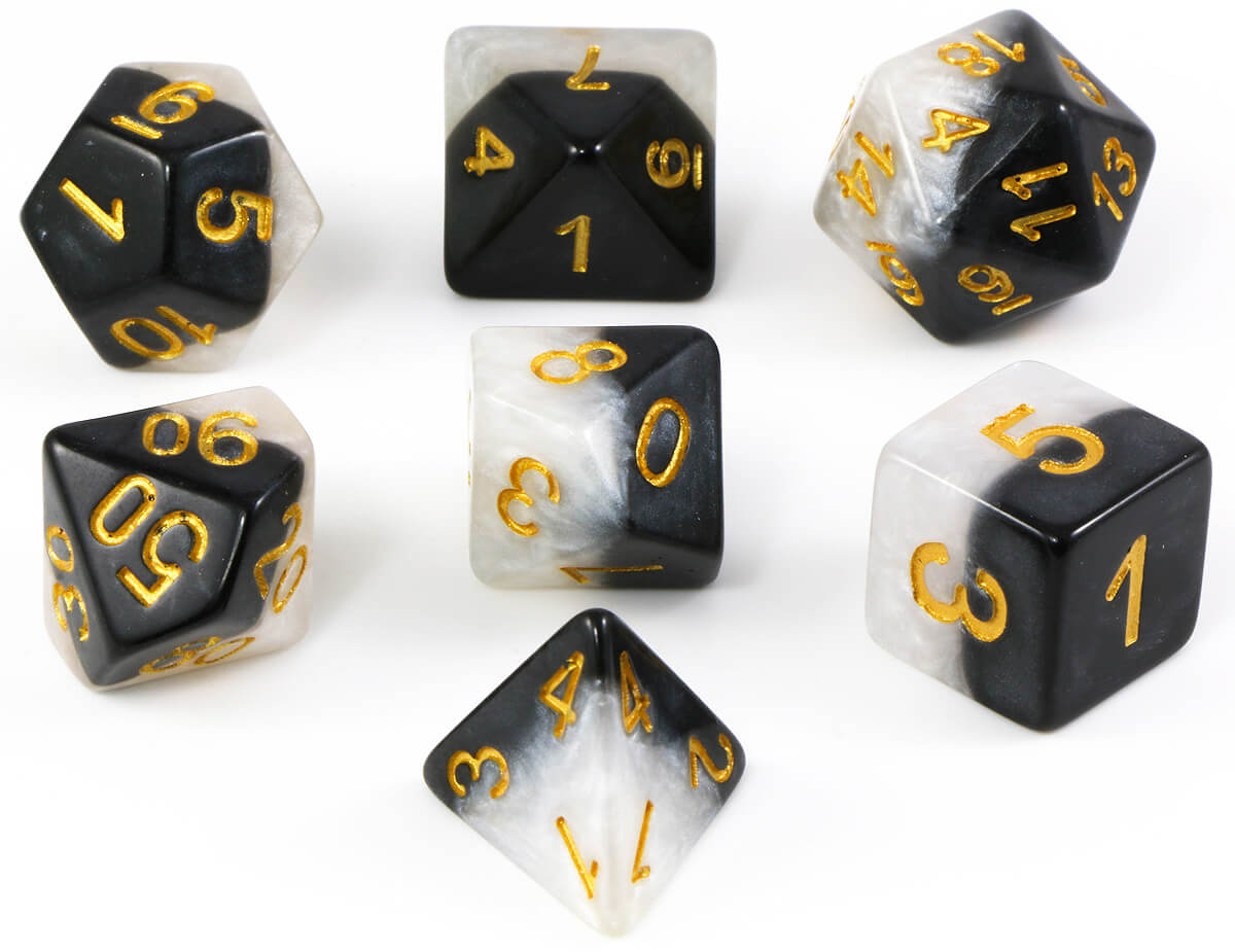 Halfsies Dice Yin Yang