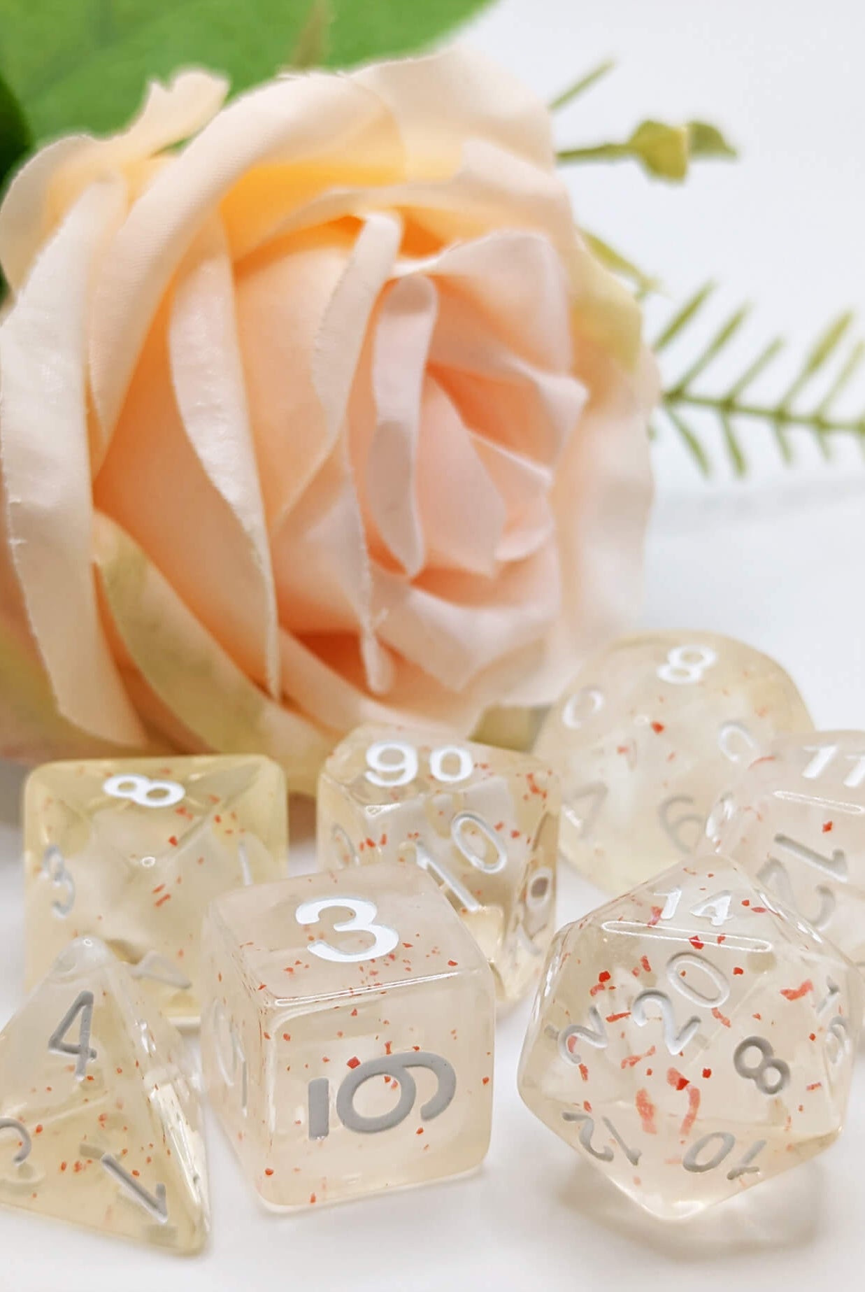 Heartthrob Valentine Dice Set for TTRPG games