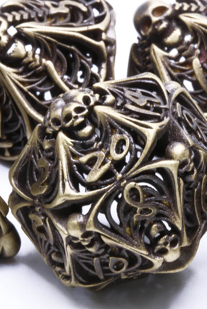 Hollow Death Dice Old Gold