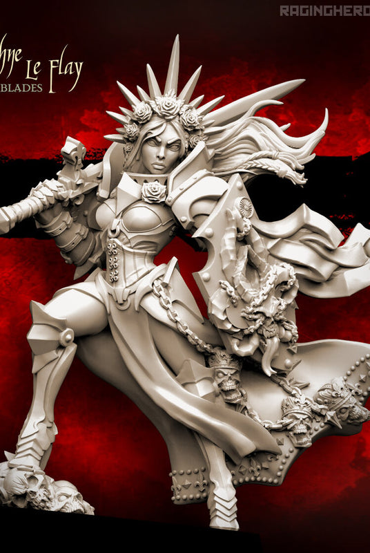 Raging Heroes Miniatures (Osahne Le Flay, Holy Blades Champion)