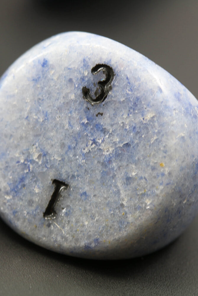d3 dice blue jasper