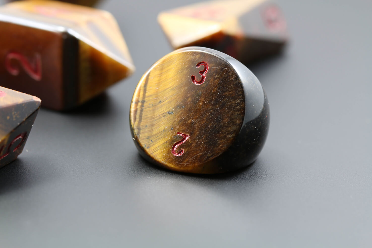 d3 RPG Dice Tiger Eye