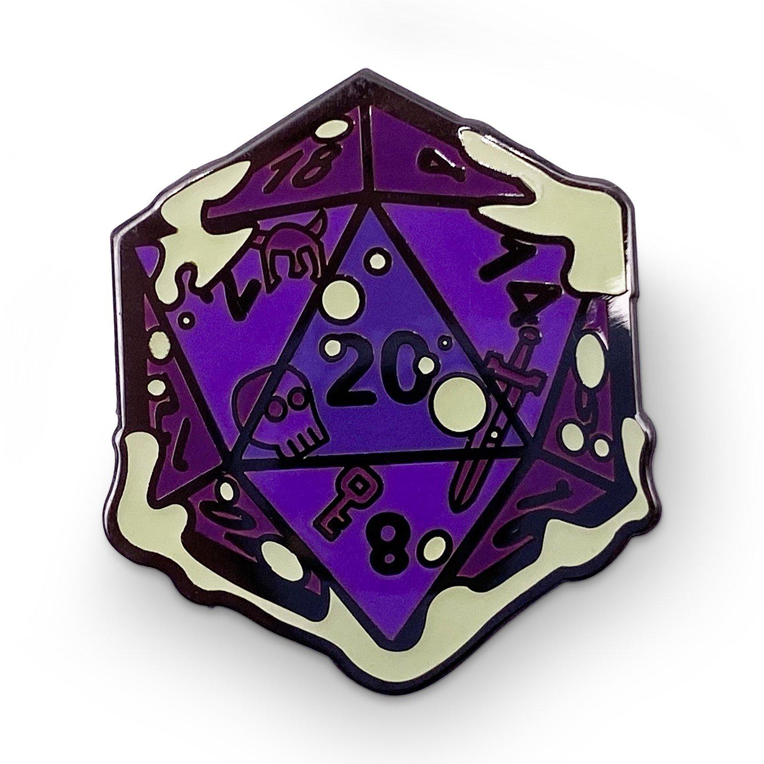 Gelatinous Purple d20