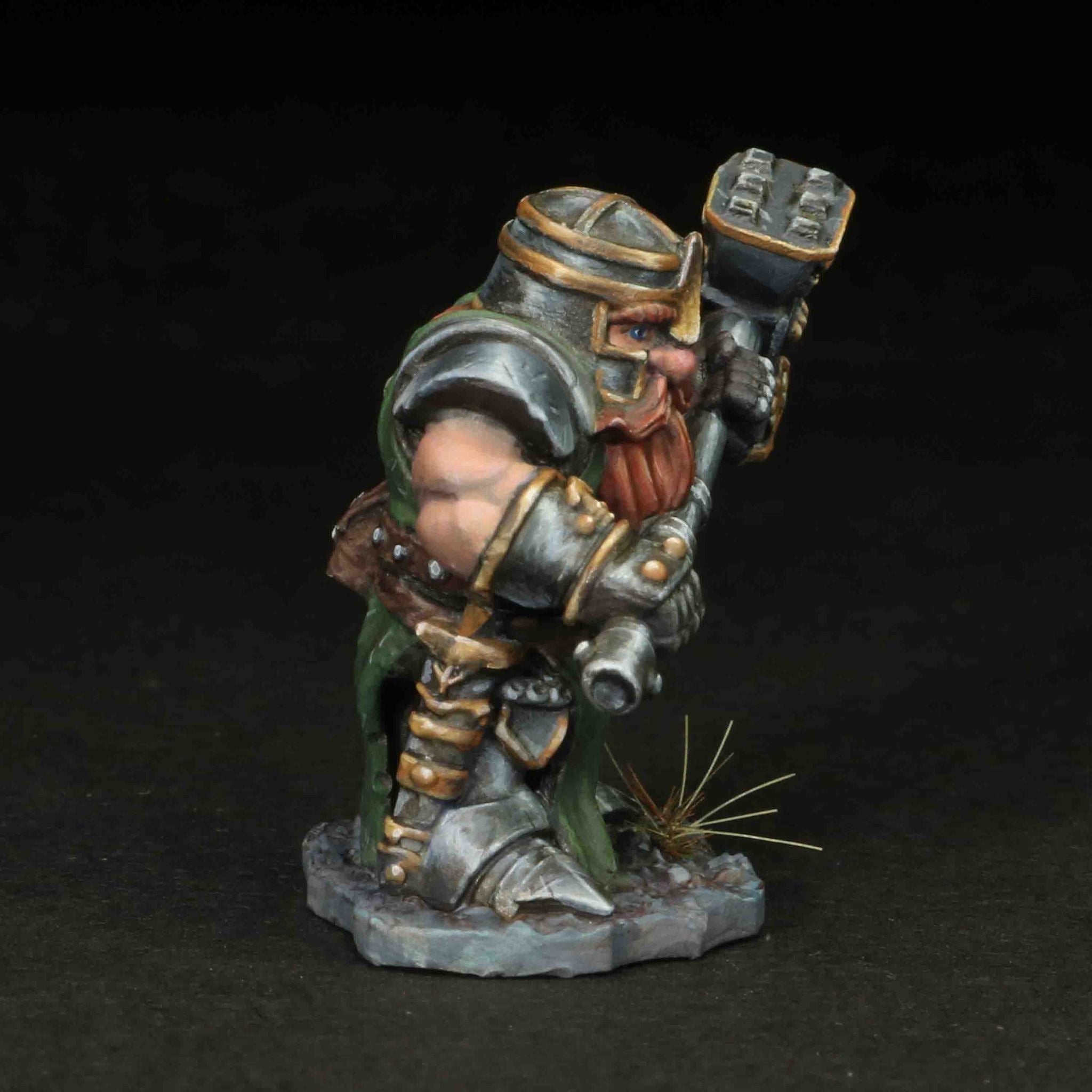 Tomb Guardians Miniatures Dwarven Paladin 2