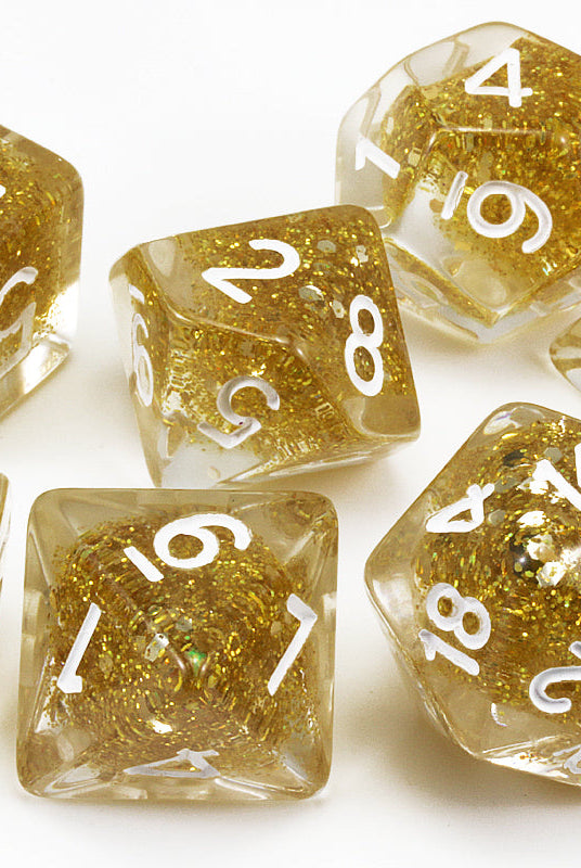 Dragons Gold dnd dice