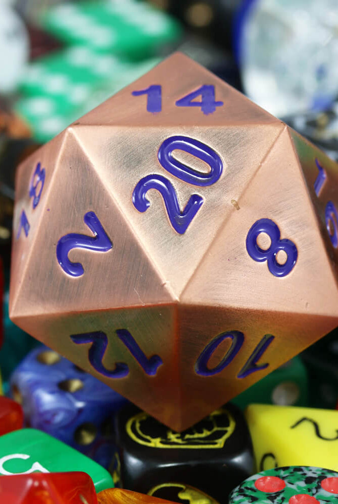 Giant Copper d20