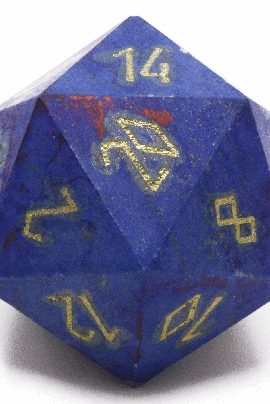 Lapis Lazuli Blue D20