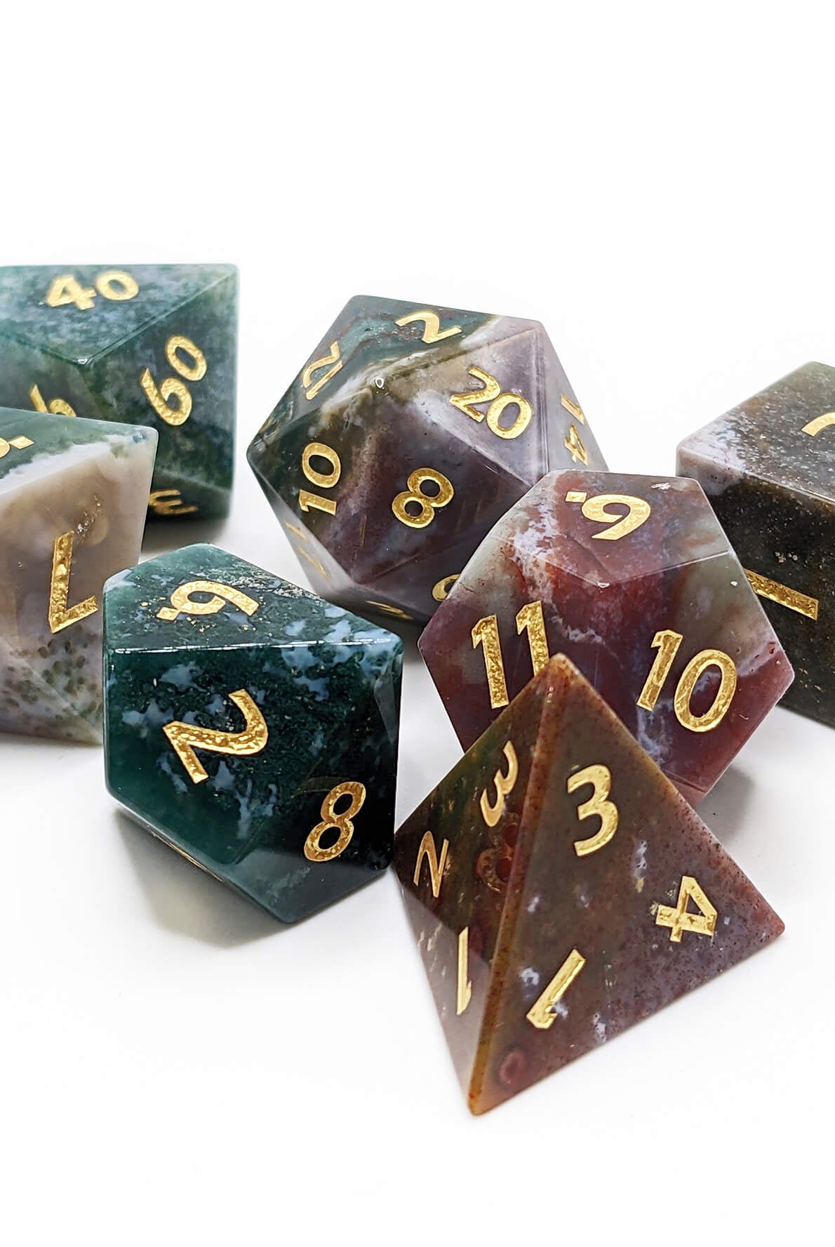 Indian agate dice for dnd games