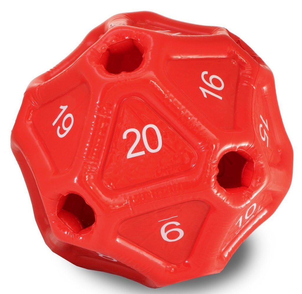 Inflatable d20 Dice Red