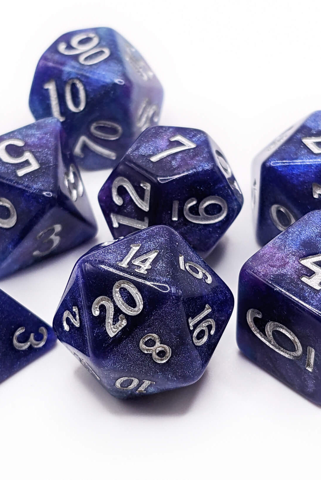 Dark Star Iridescent game dice for dnd games
