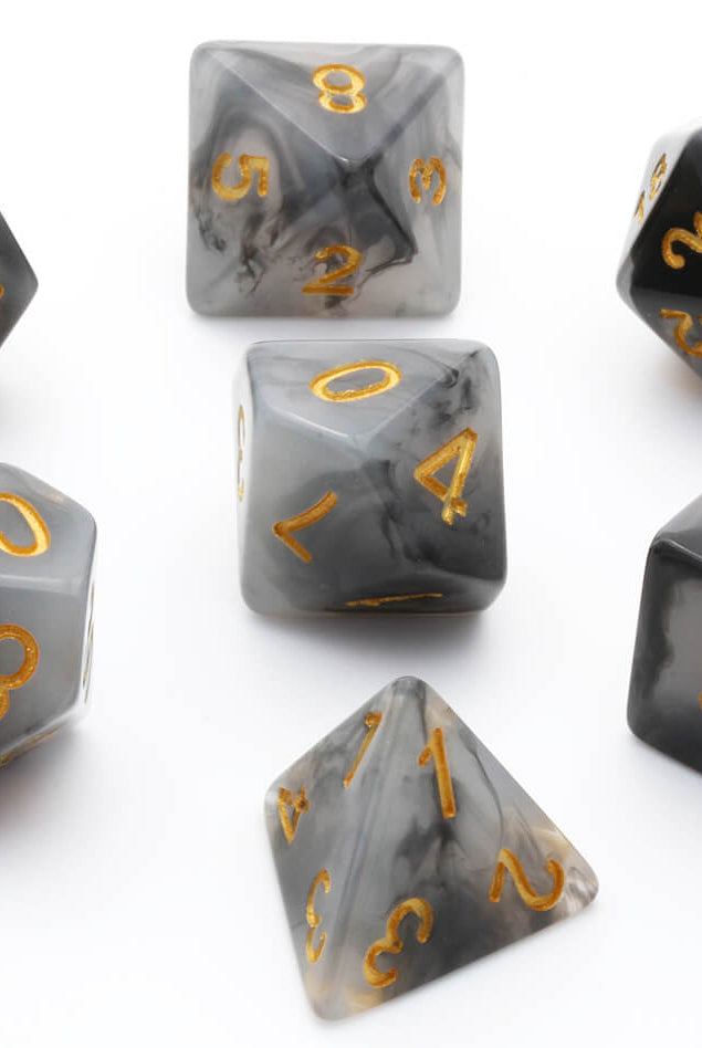 dnd dice jade black
