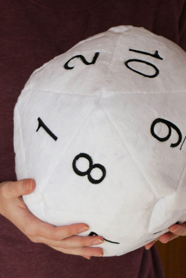 plush d20 rpg dice