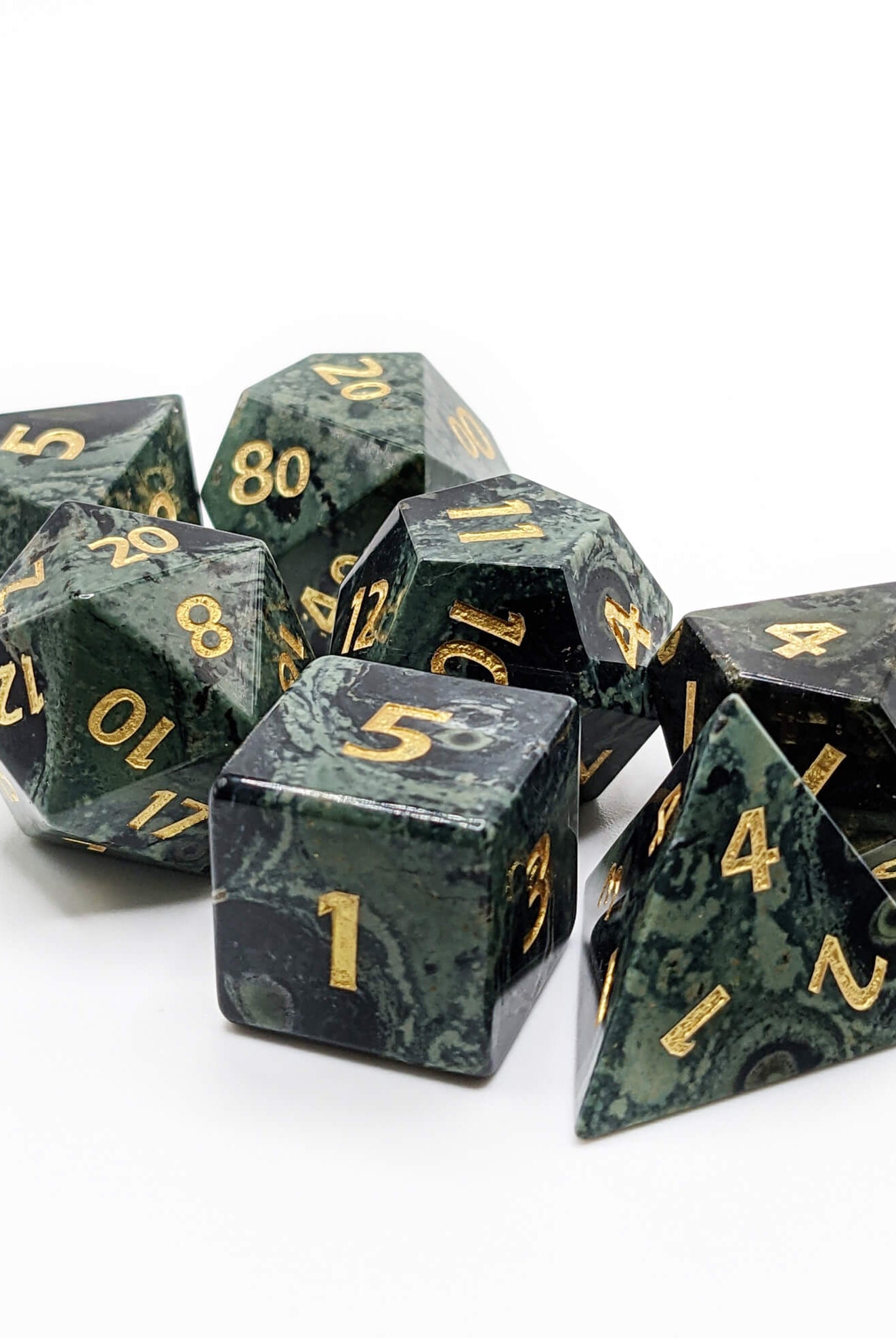 Kambaba jasper rpg dice