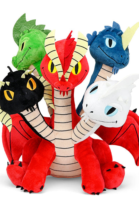 Tiamat plush toy from dungeons and dragons games