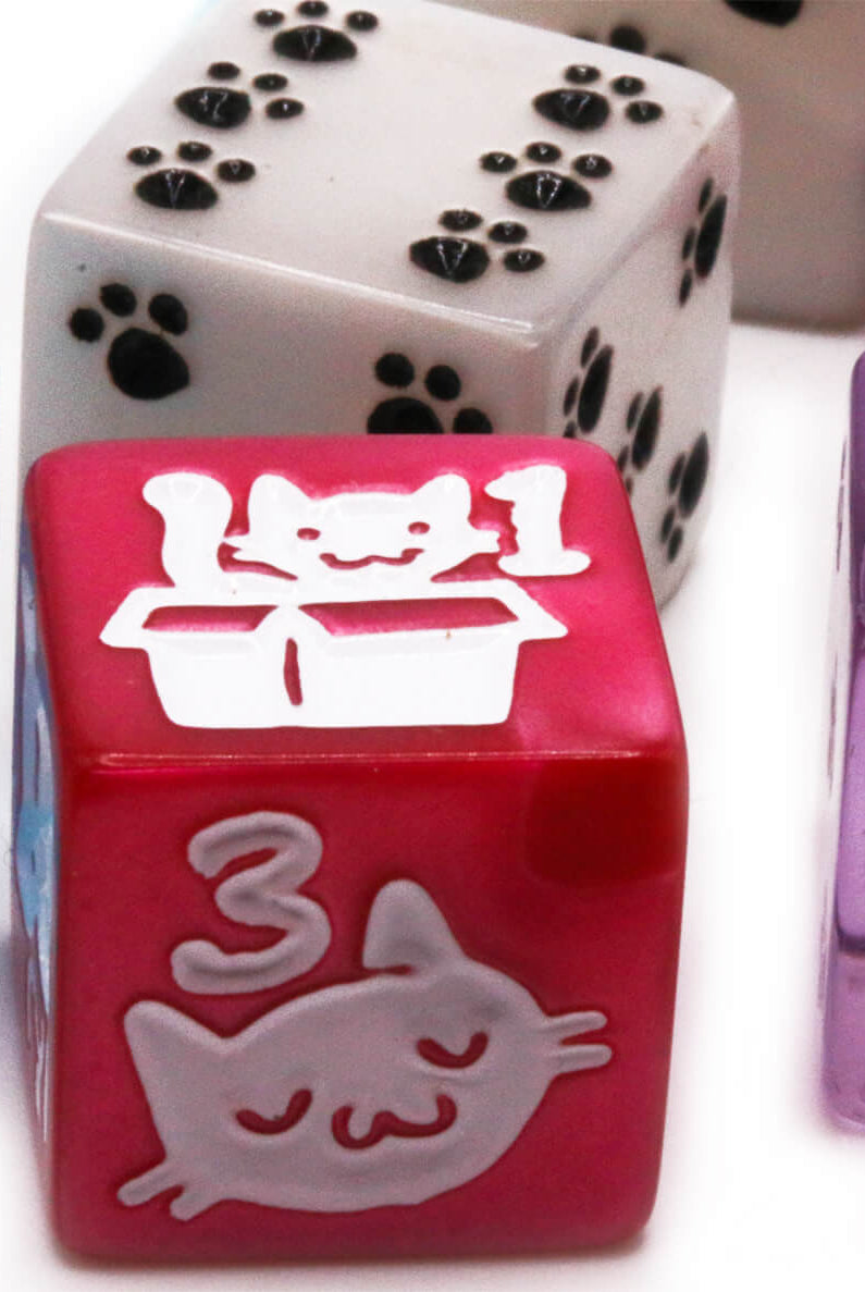 Cat D6 Dice