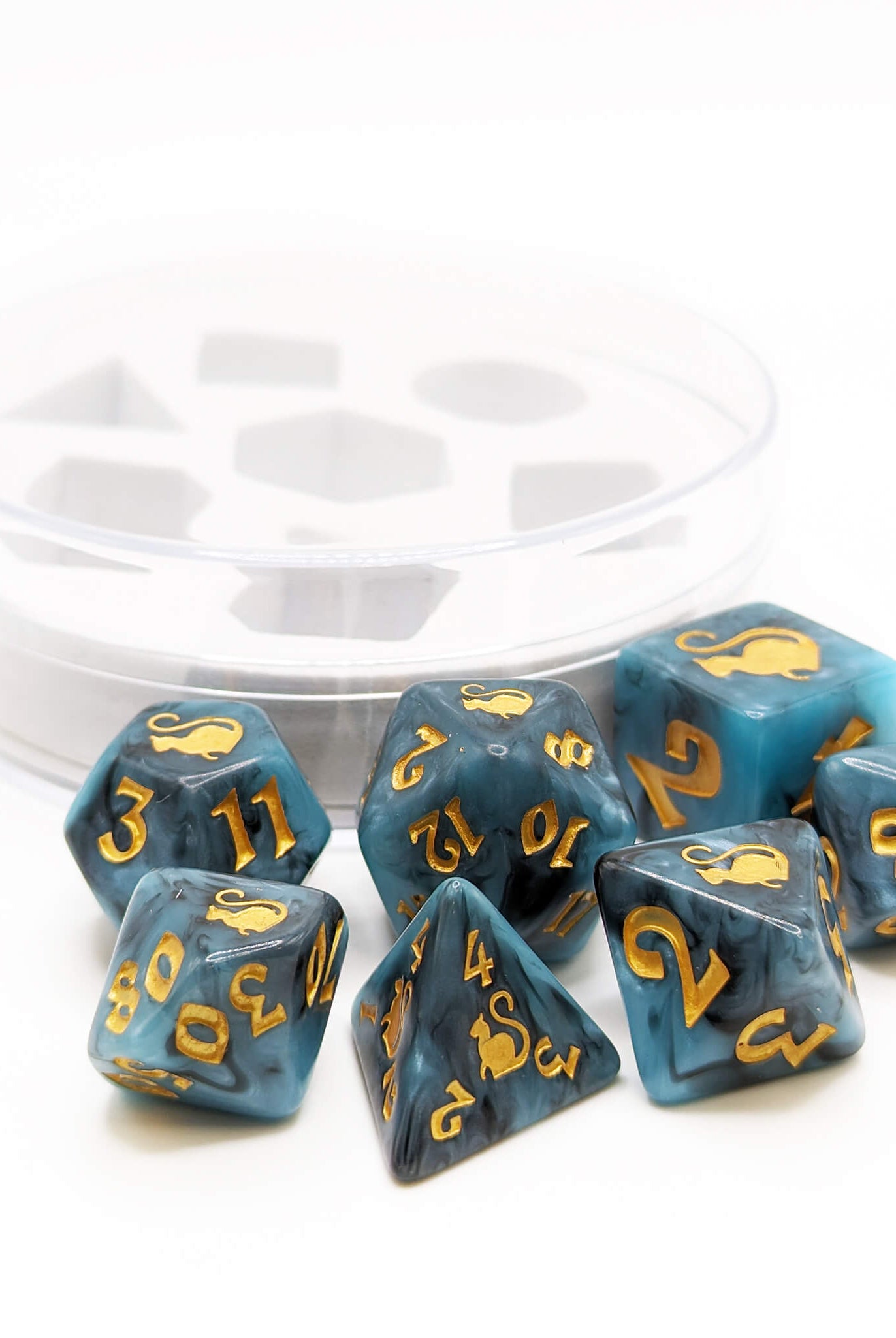 Kitty Clack Dice Bast for TTRPG games