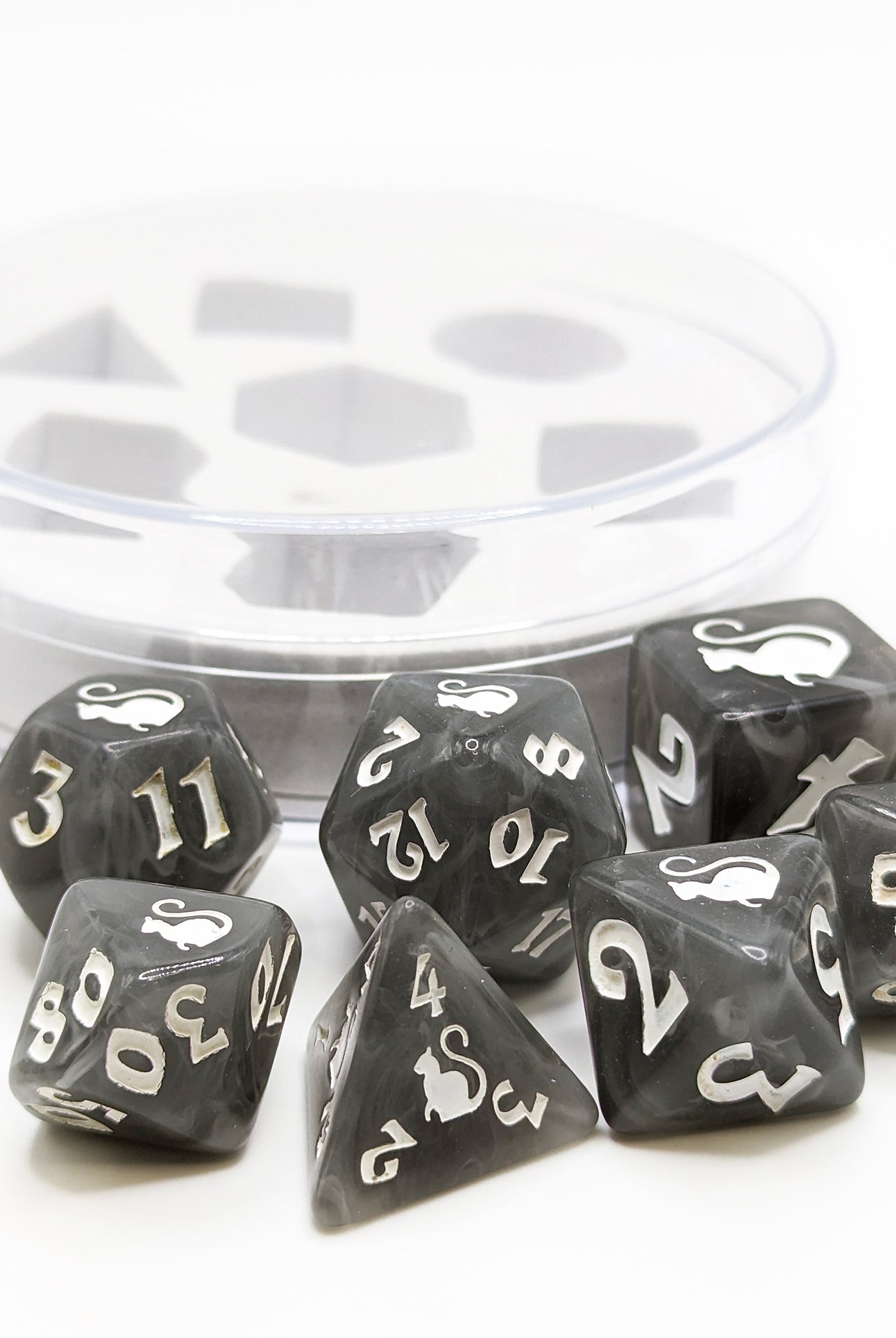 Kitty Clack Dice Tom Cat set