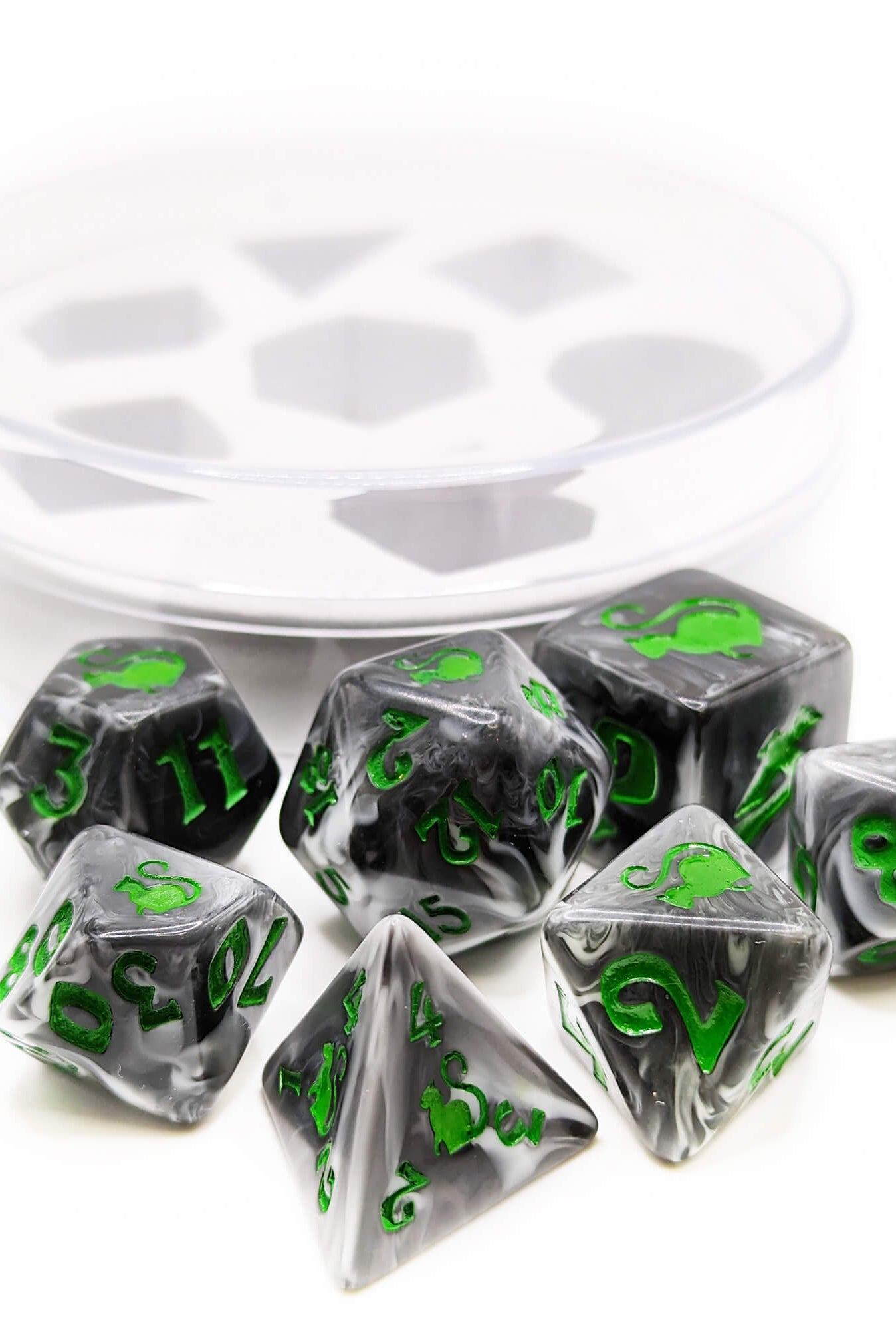 Kitty Clacks Dice Trixie for TTRPG games