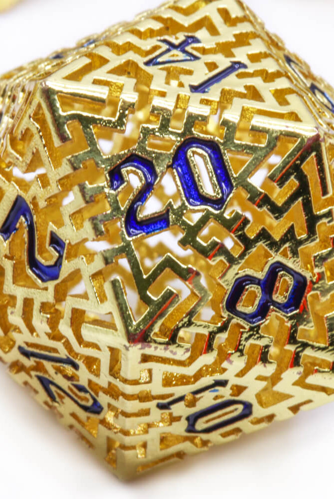 Labyrinth Gold DnD D20