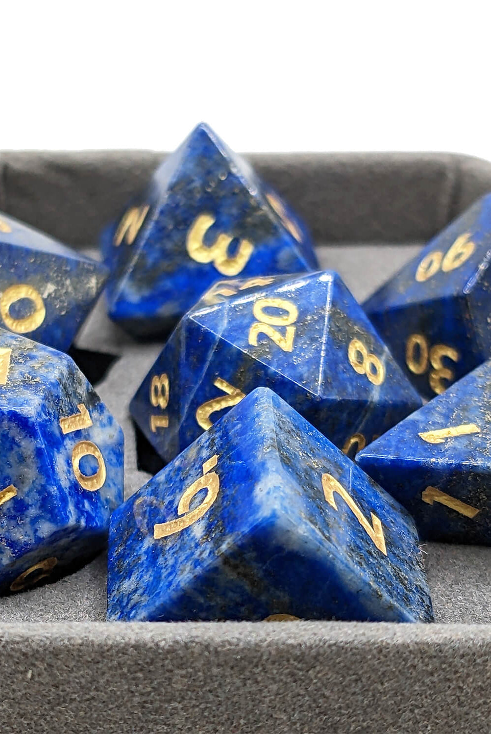 Lapis Lazuli Gemstone Dice