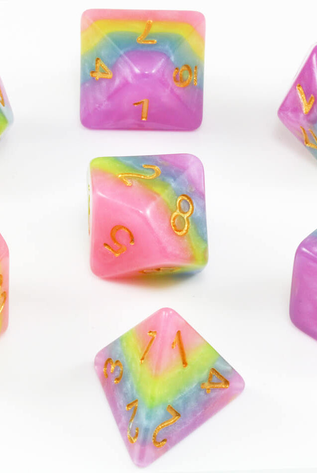 Layered carnival dice
