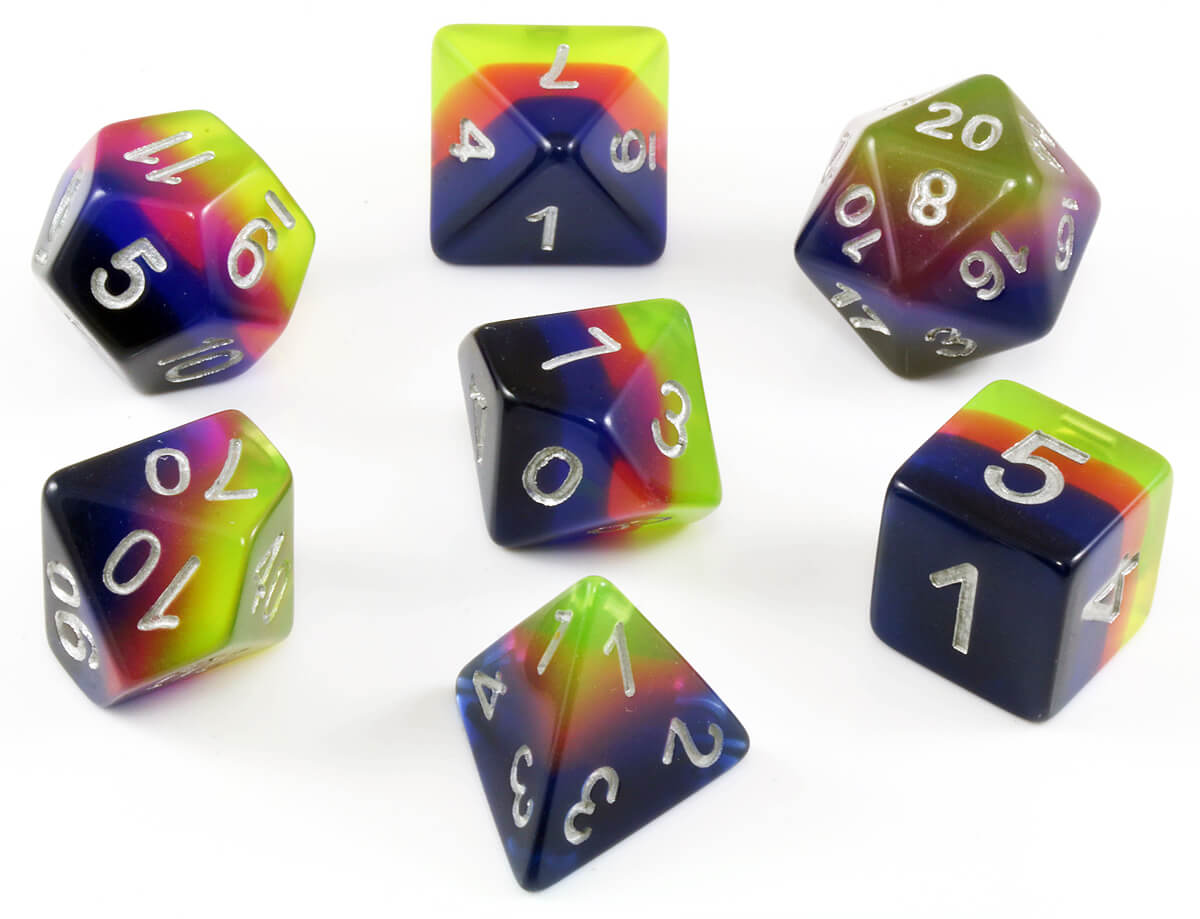 Layered dice gypsy moon