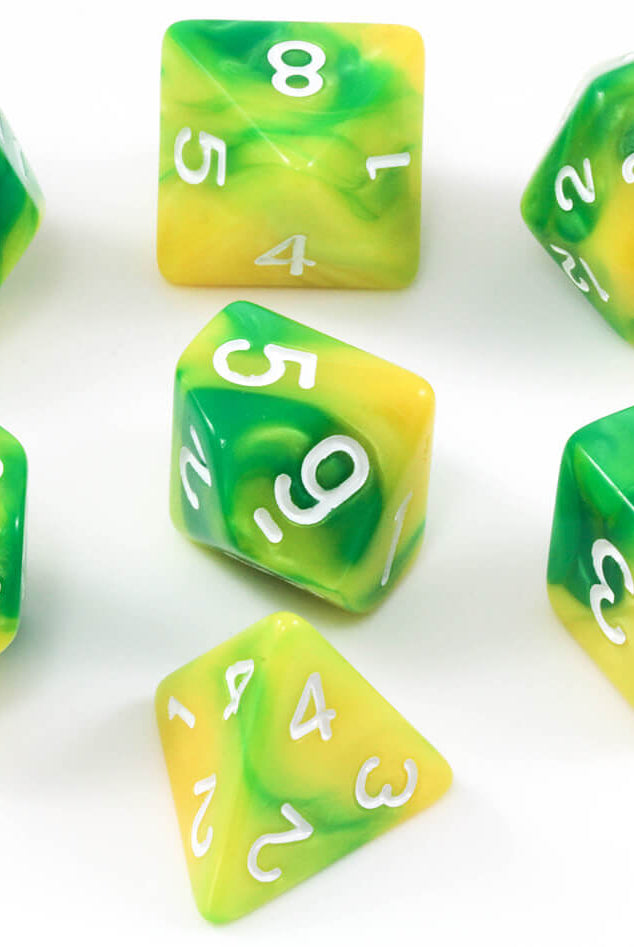 D&D Dice Green Limeade