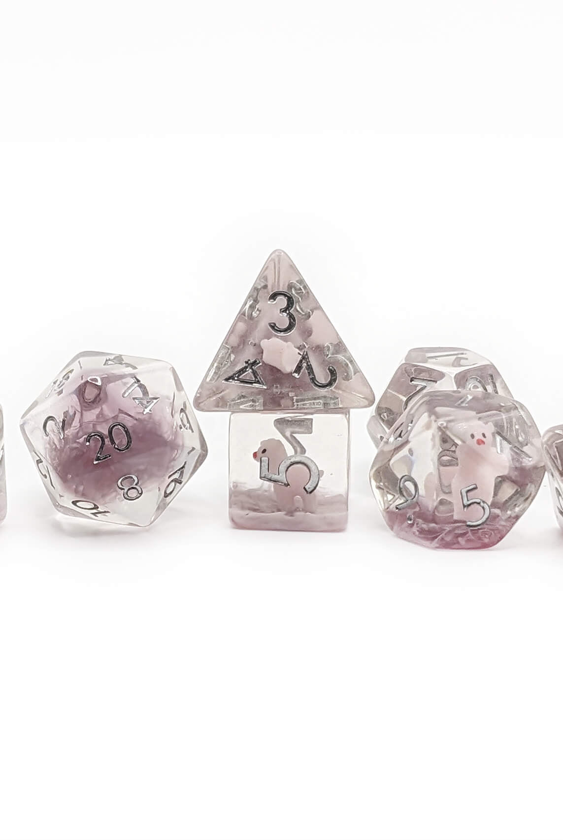 Pink Llama dice for dnd and other games