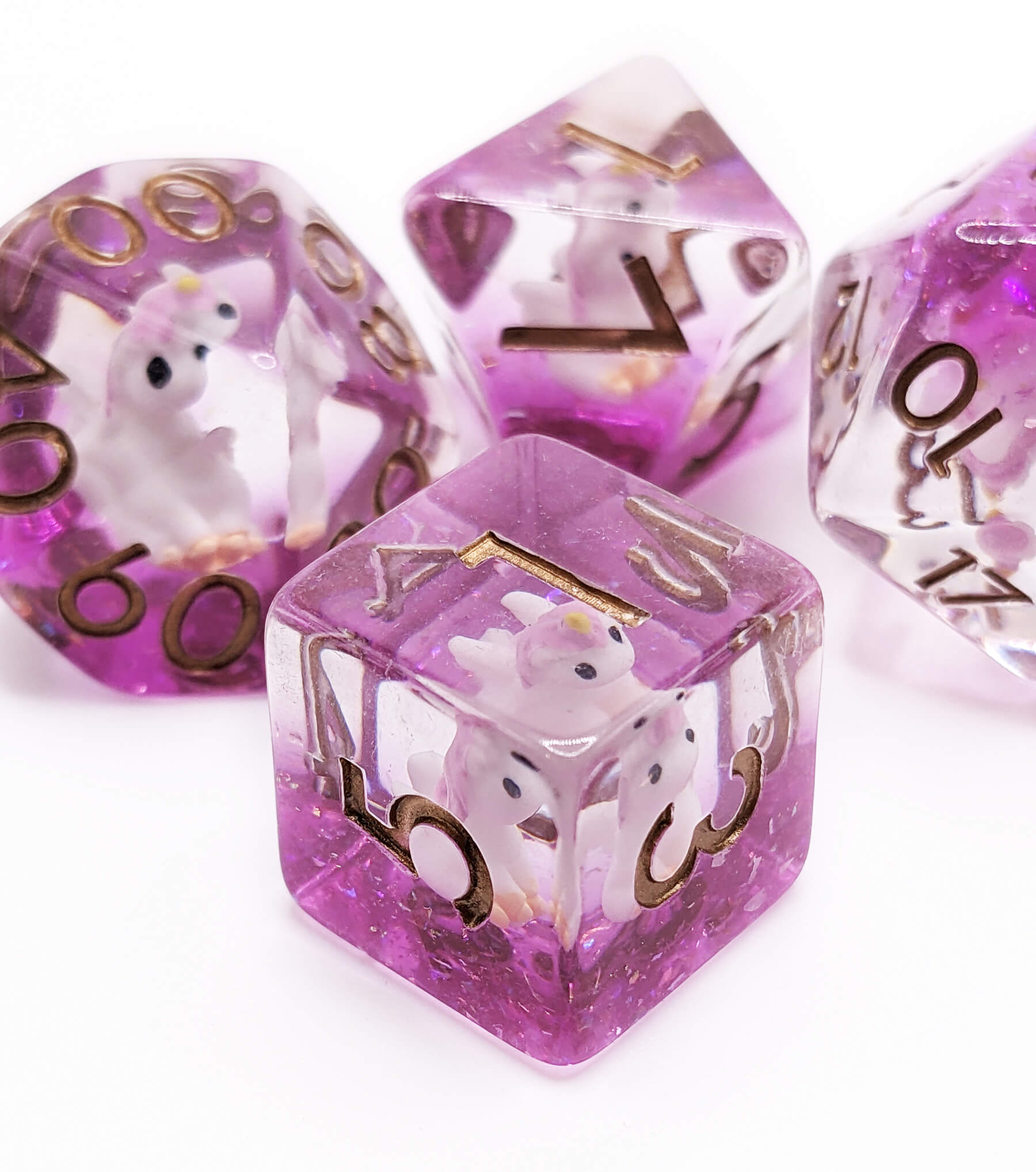 Magic Unicorn Dice for ttrpg games