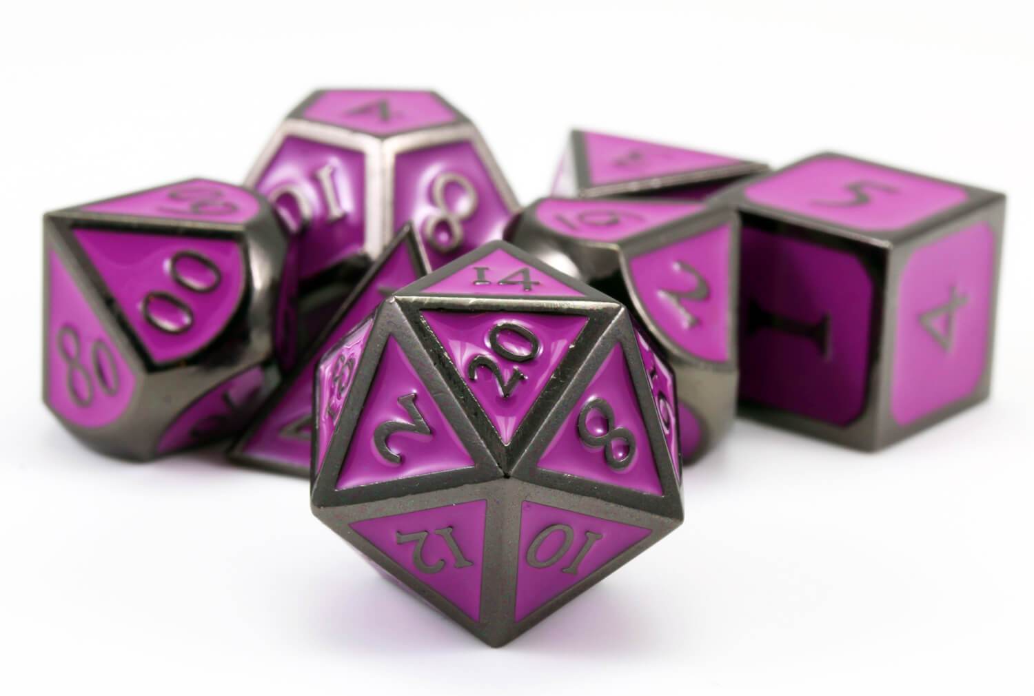 Enamel D&D Dice Purple