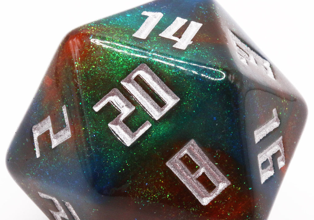 Giant DND Dice Green