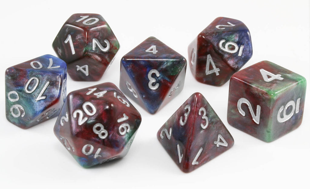 awesome d&d dice blue shadowstone