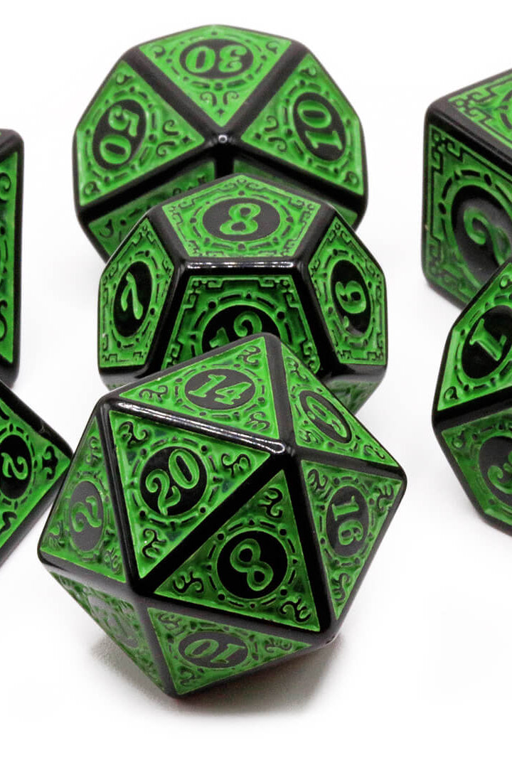 Masterwork Dice Green