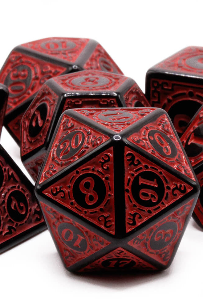 DnD Masterwork Dice REd