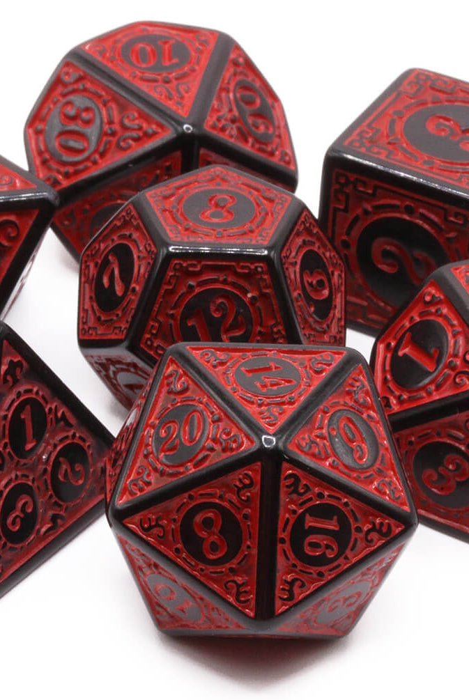 Masterwork DnD Dice Red