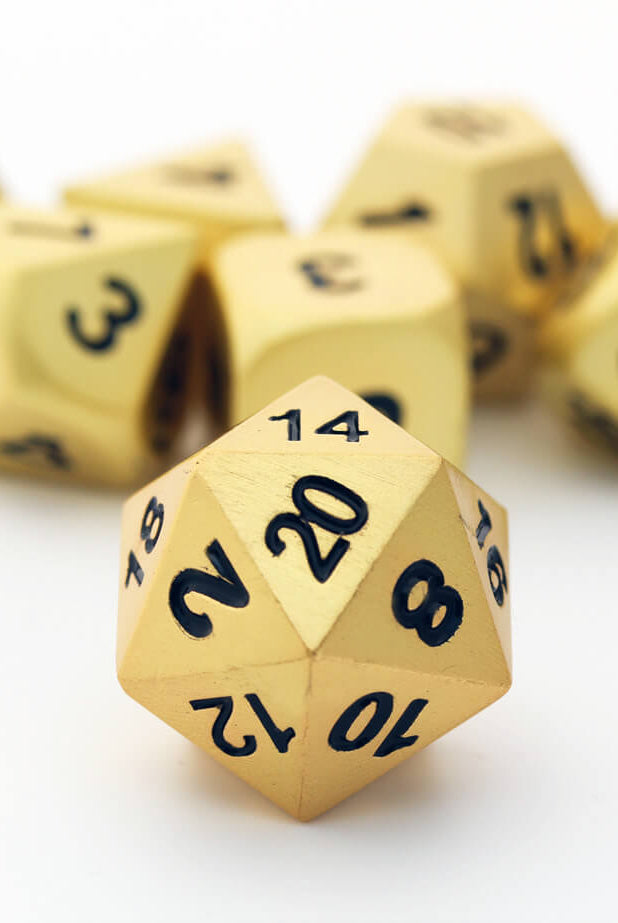 Gold d20