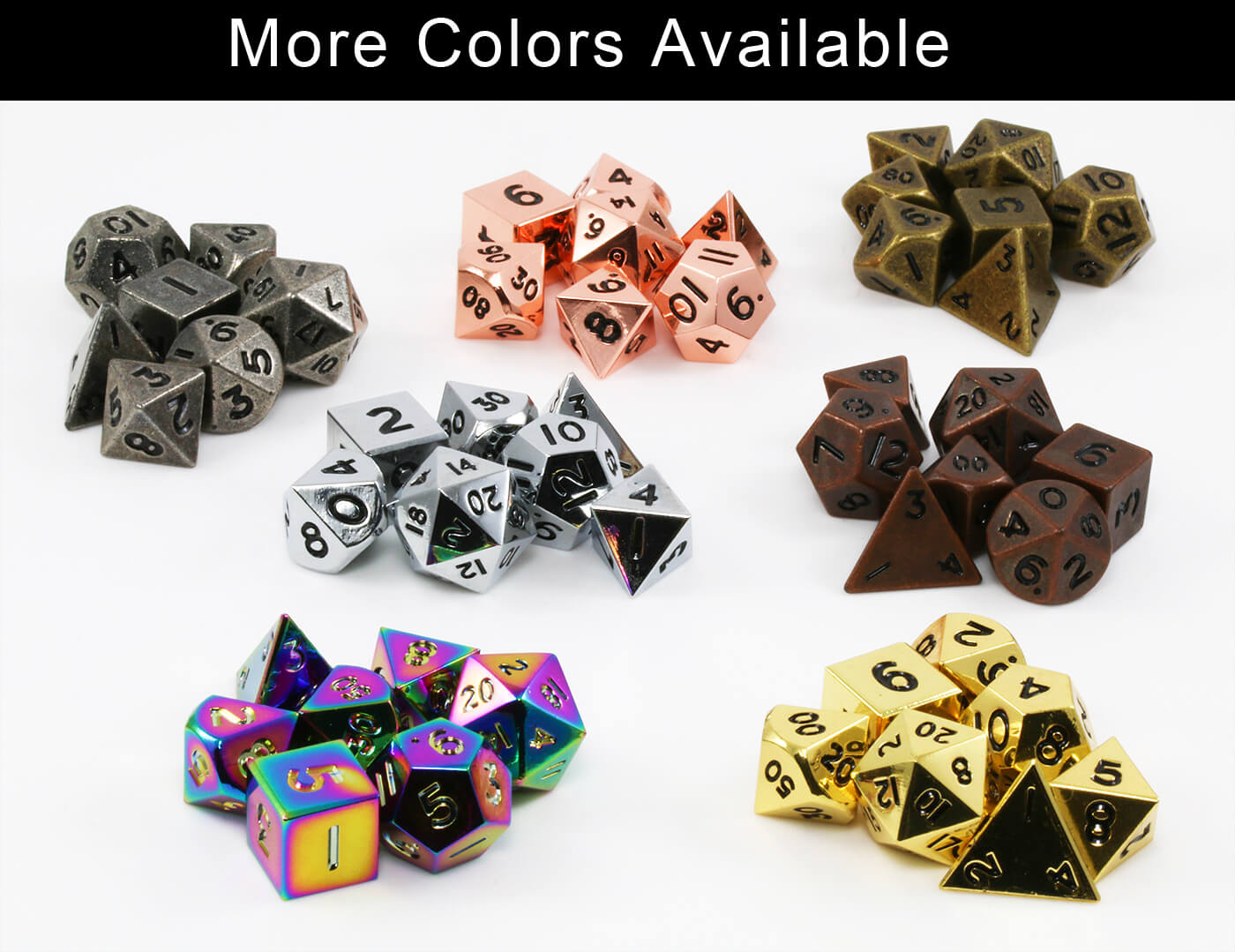 D&D Metal Mini Dice Collection