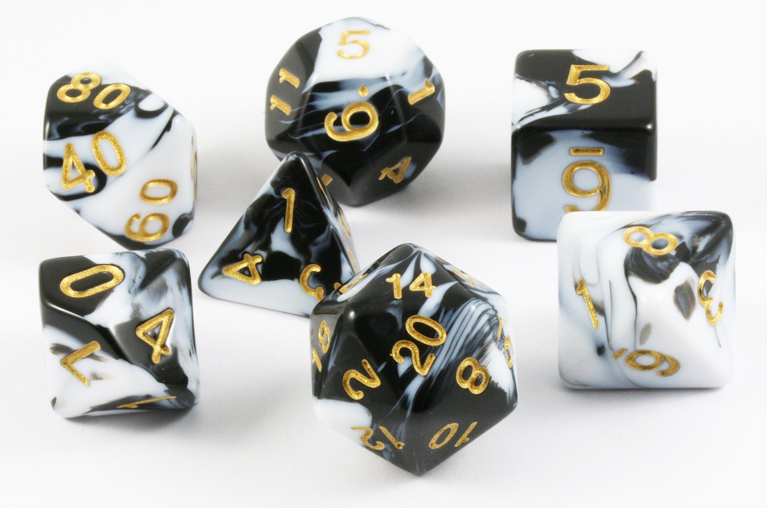 Mystic Dice Black White