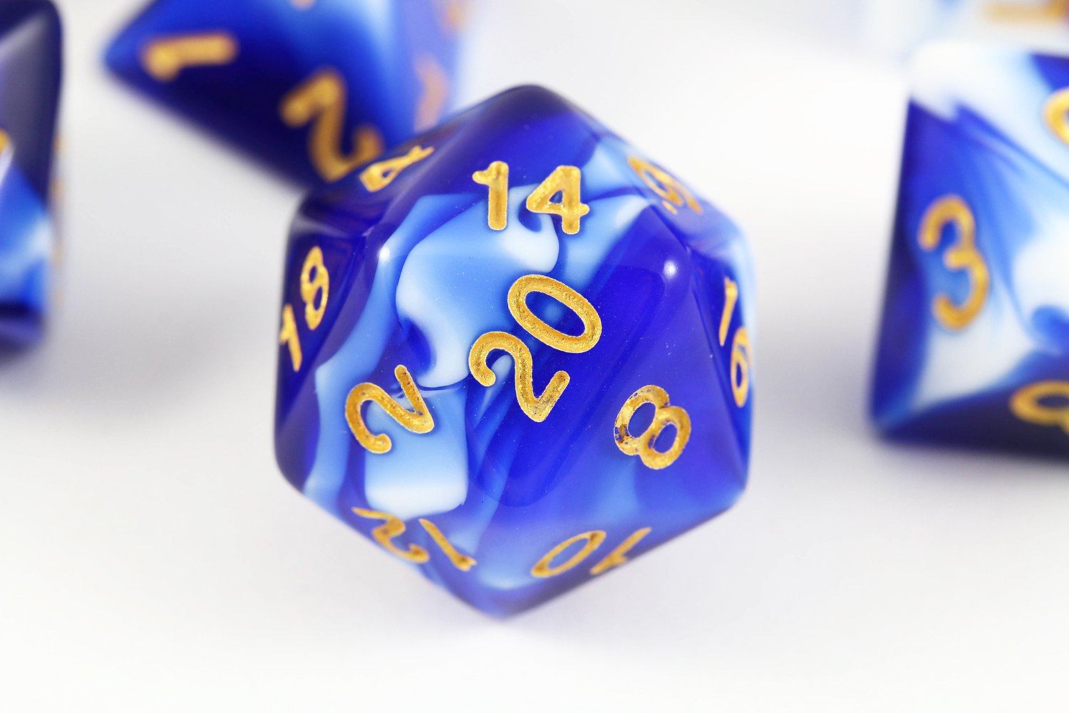 Cool D&D Dice Mystic Blue