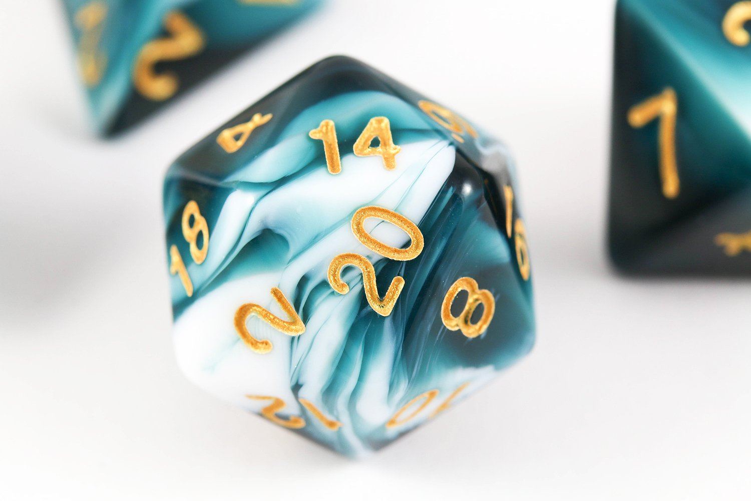 Cool D&D Dice Mystic Teal