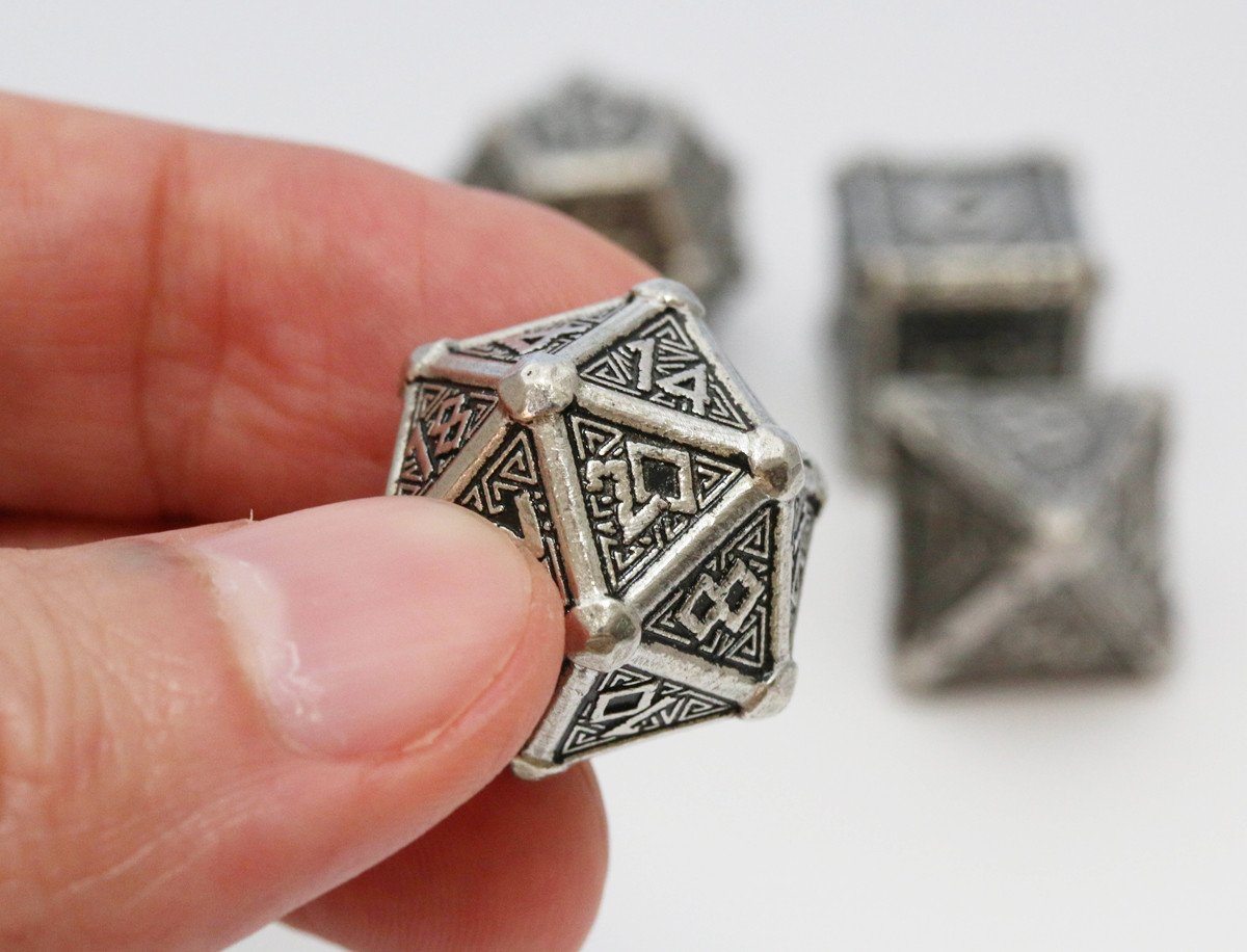 Metal Mythical Dice Q-Workshop