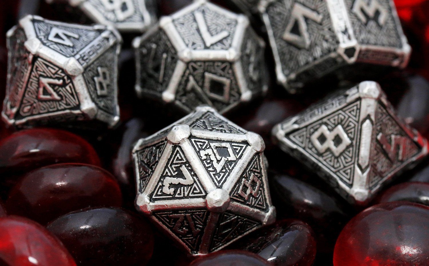 Metal RPG Dice Mythical Metal