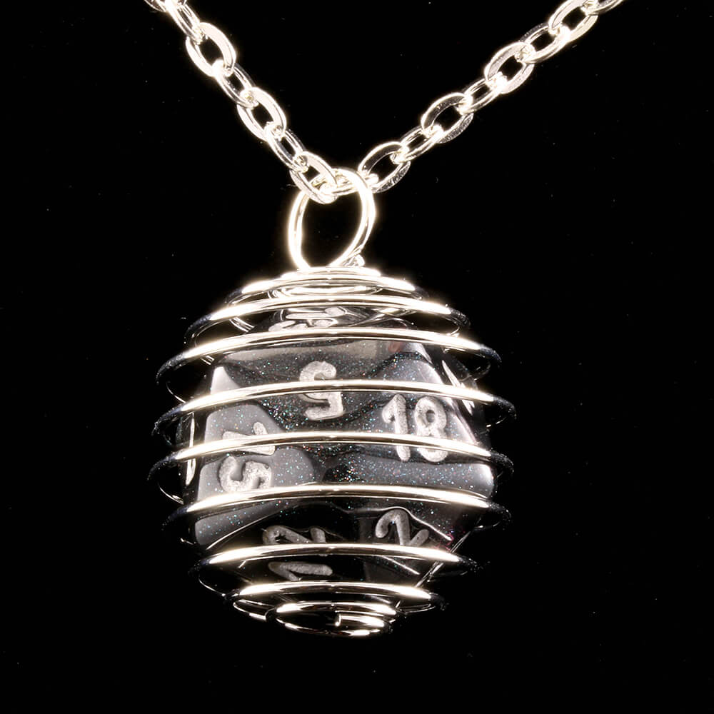 d20 borealis smoke necklace