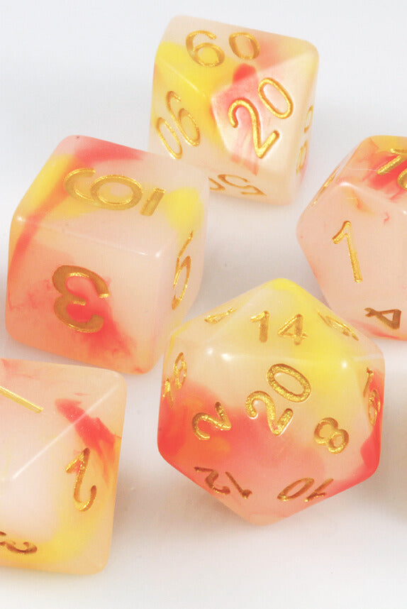 Nemesis Dice Orange Yellow