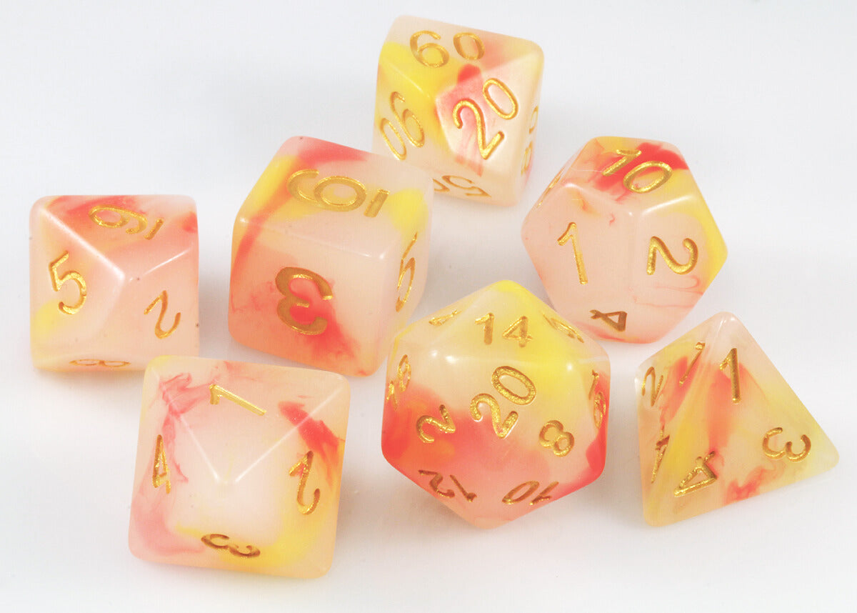 Nemesis Dice Orange Yellow