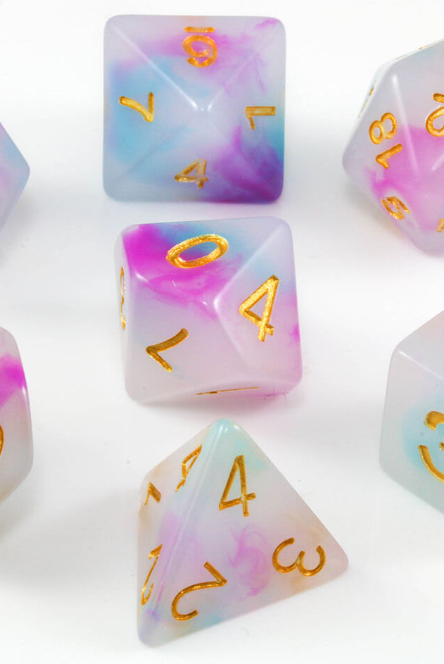 Nemesis Dice Teal and Purple